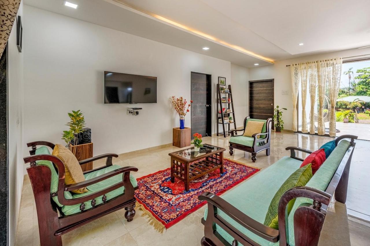 Saffronstays Lakeview Nivara - Farm Stay Villa With Private Pool Near Pune Eksteriør bilde