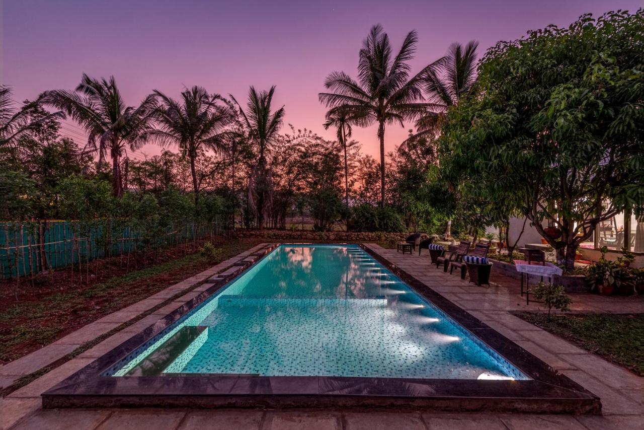 Saffronstays Lakeview Nivara - Farm Stay Villa With Private Pool Near Pune Eksteriør bilde