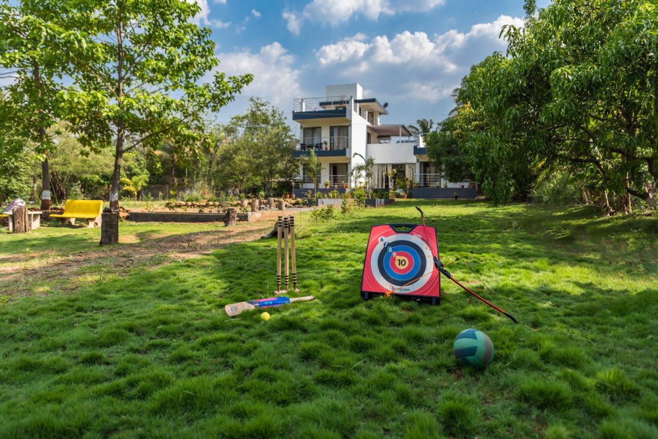 Saffronstays Lakeview Nivara - Farm Stay Villa With Private Pool Near Pune Eksteriør bilde