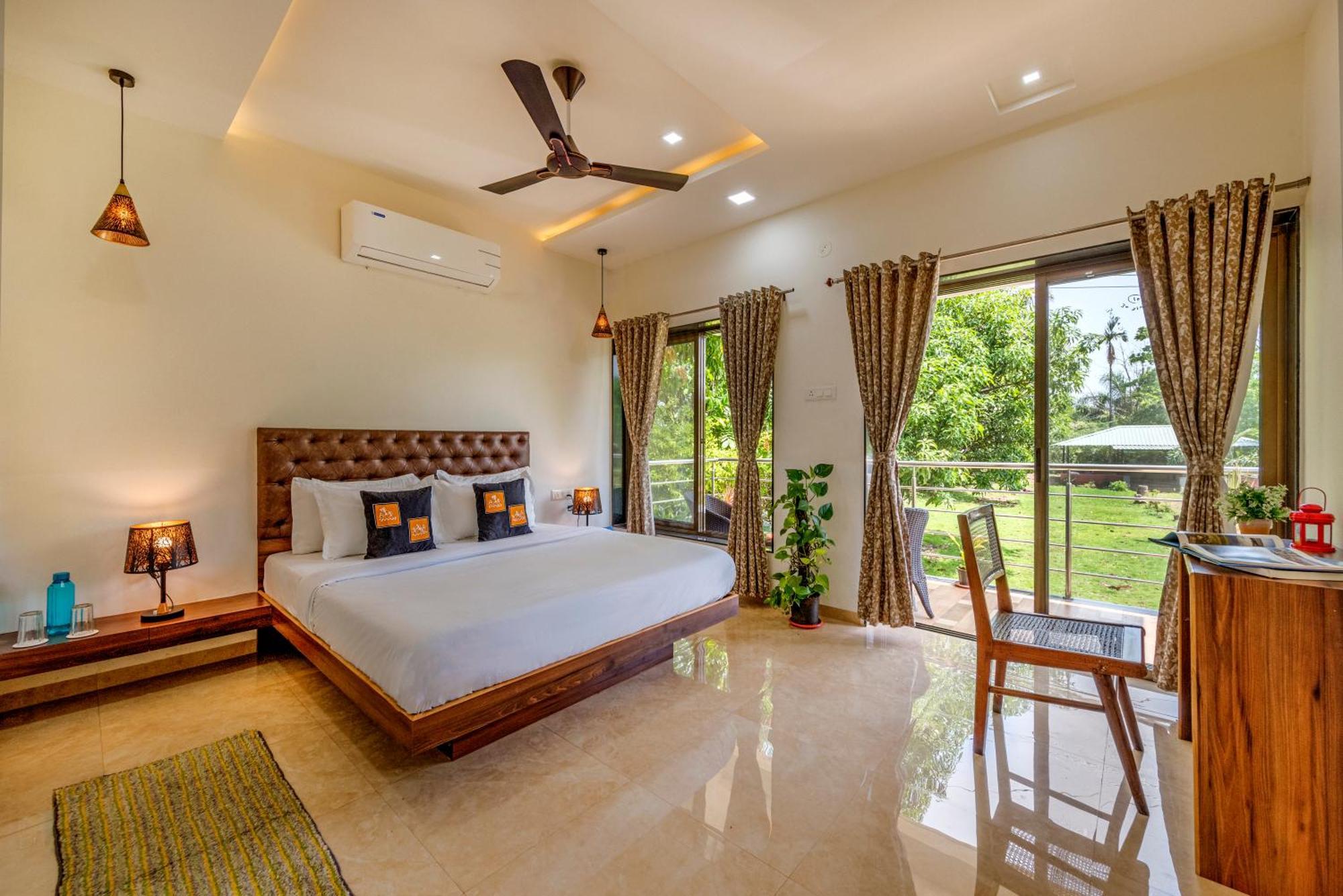 Saffronstays Lakeview Nivara - Farm Stay Villa With Private Pool Near Pune Eksteriør bilde
