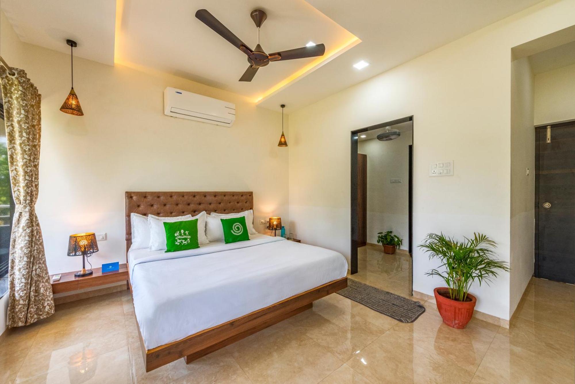 Saffronstays Lakeview Nivara - Farm Stay Villa With Private Pool Near Pune Eksteriør bilde